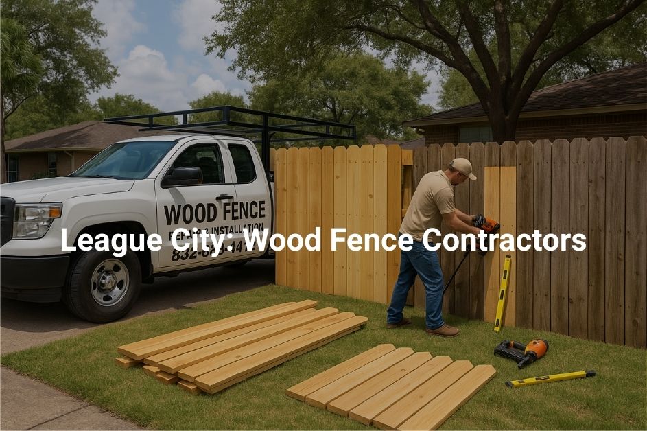 League City wood fence contractors